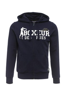 Boxeur Des Rues  BASIC HOODED FZIP SWEAT WITH FRONT LOGO