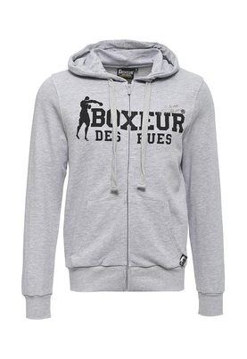 Boxeur Des Rues  BASIC HOODED FZIP SWEAT WITH FRONT LOGO