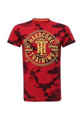 Hardcore Training  Premium camo t-shirt red