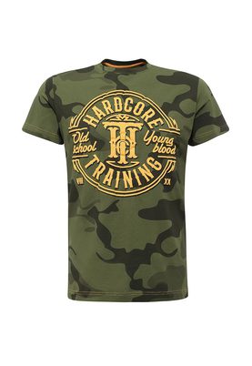 Hardcore Training  Premium camo t-shirt green