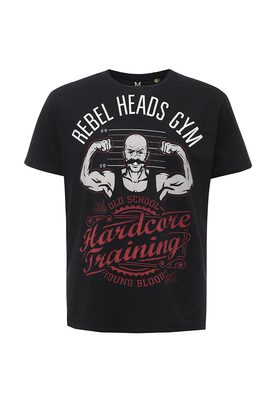 Hardcore Training  Rebel Heads Gym tshirt