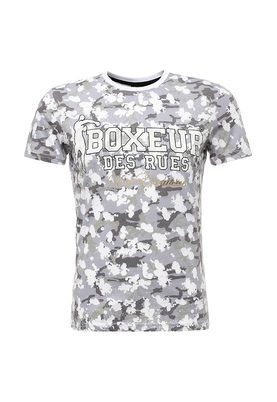 Boxeur Des Rues  RNECK SS T-SHIRT WITH CAMOU ALLOVER