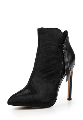 LOST INK  ASCOT HIGH STILETTO PONY HAIR BOOT