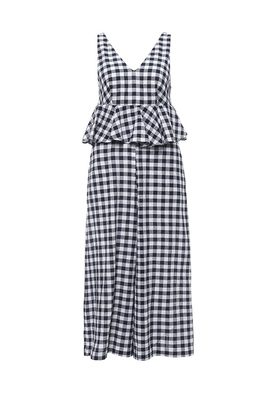 LOST INK  GINGHAM FRILL JUMPSUIT