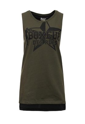 Boxeur Des Rues  LADY MILITARY TANK CONTRAST BACK INSERTS