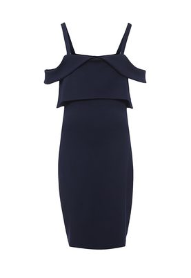 LOST INK  COLETTE DRAPED SLEEVE BODYCON